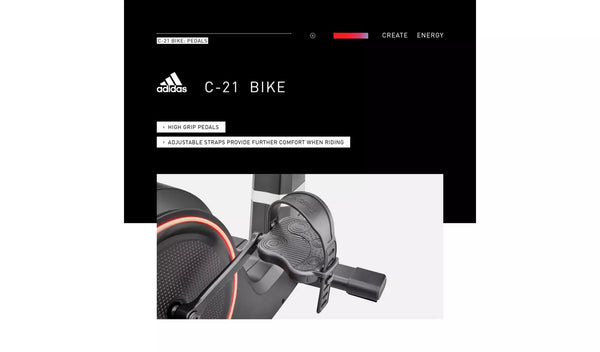 Adidas C-21 Self-Generating Electronic Exercise Bike