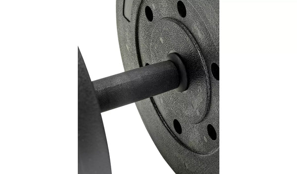 Opti Vinyl Barbell and Dumbbell Weight Set – 50kg