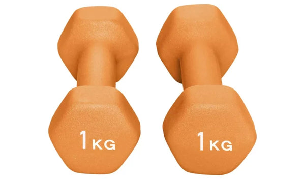 Opti Neoprene Dumbbell Set – 2 x 1kg