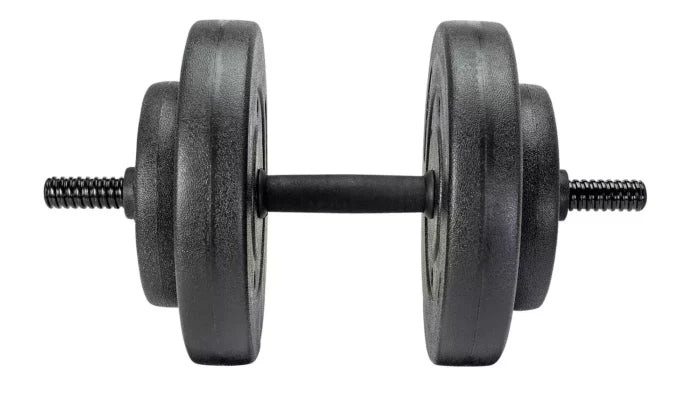 Opti Vinyl Barbell and Dumbbell Weight Set – 50kg