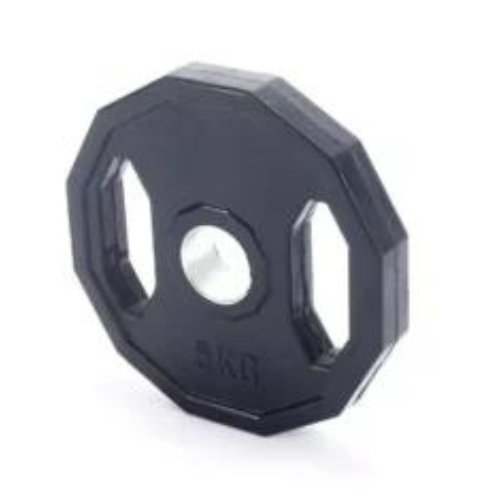 Pro Fitness 5kg Rubber Weights – Set of 2