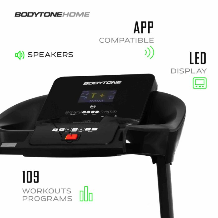 BodyTone DT21+ Treadmill + Compatibility Kinomap, Zwift and MyBodytone