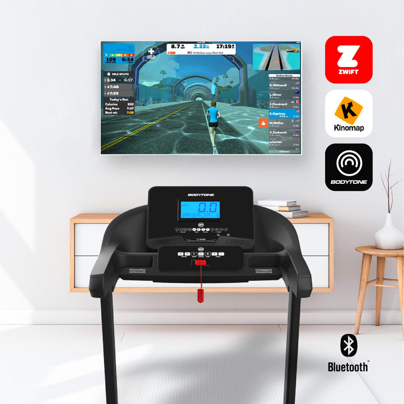BodyTone DT21+ Treadmill + Compatibility Kinomap, Zwift and MyBodytone