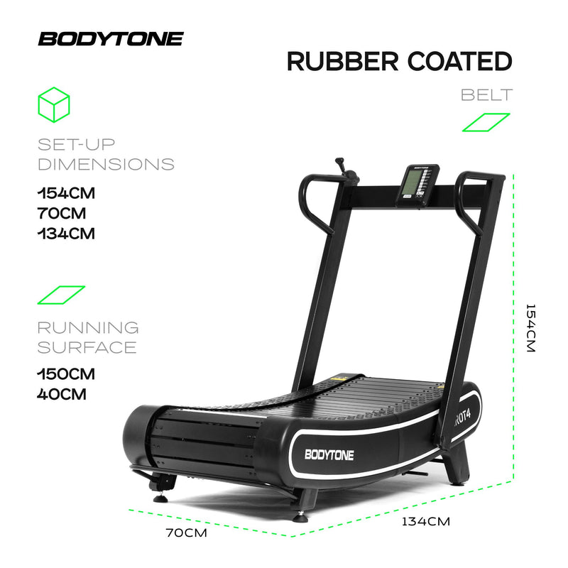 Bodytone ZRO- T4 Curve Treadmill